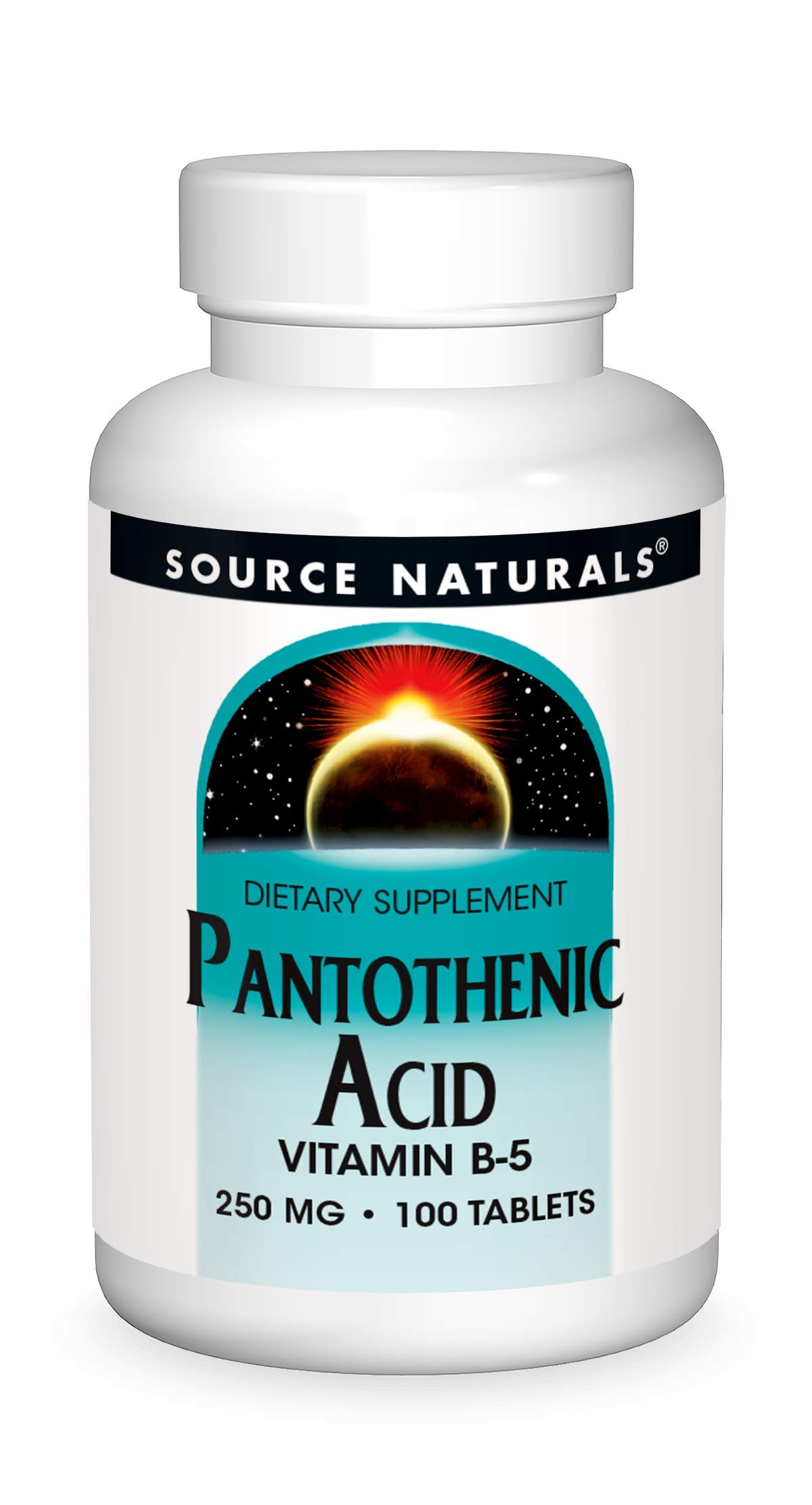 Source Naturals Vitamin B-5 Pantothenic Acid, 250 mg