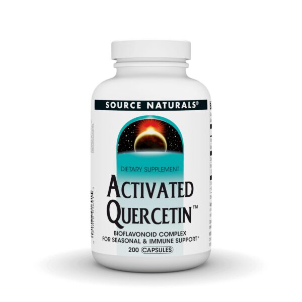 Version 1.0.0 Frente de Source Naturals Activated Quercetin con Bioflavonoid Complex
