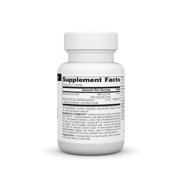 Version 1.0.0 Frente de Source Naturals Advanced B-12 Complex