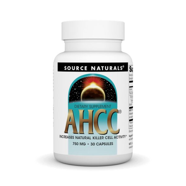 Version 1.0.0 Envase Source Naturals AHCC 750 mg 30 cápsulas