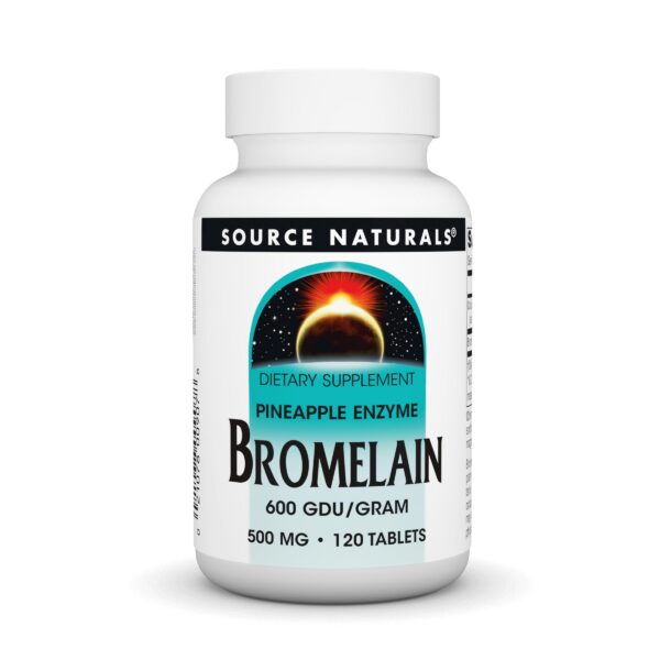 Tabletas de bromelina 500 mg frasco