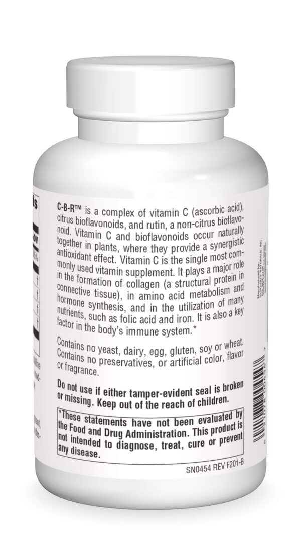 Version 1.0.0 Tabletas Source Naturals C-B-R vitamina c bioflavonoides