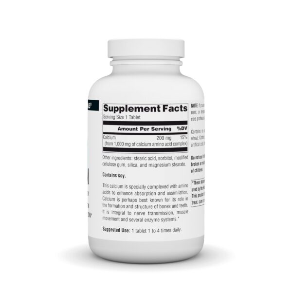 Version 1.0.0 Etiqueta de Source Naturals calcio aminoácidos