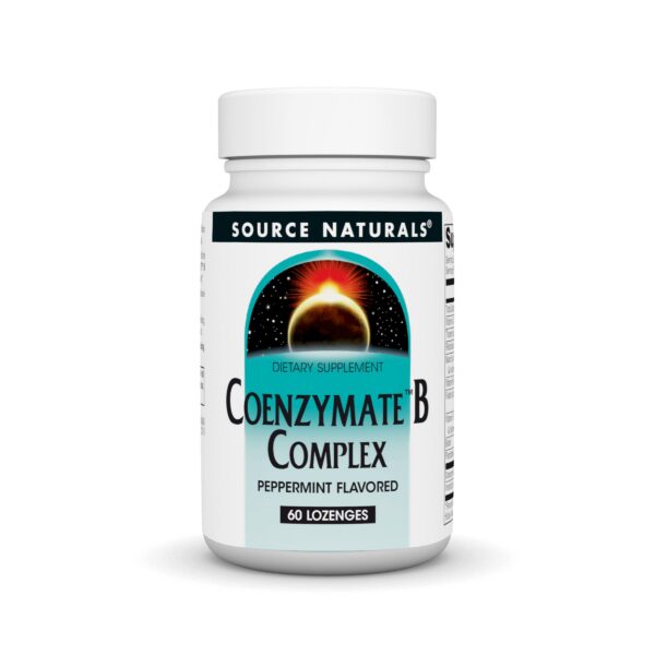 Frasco de Source Naturals Coenzymate B Complex con etiqueta