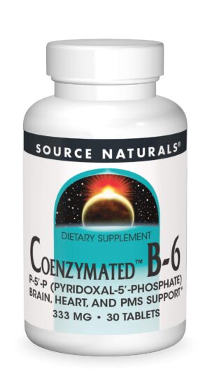 Frasco Source Naturals Coenzymated B-6 Frontal