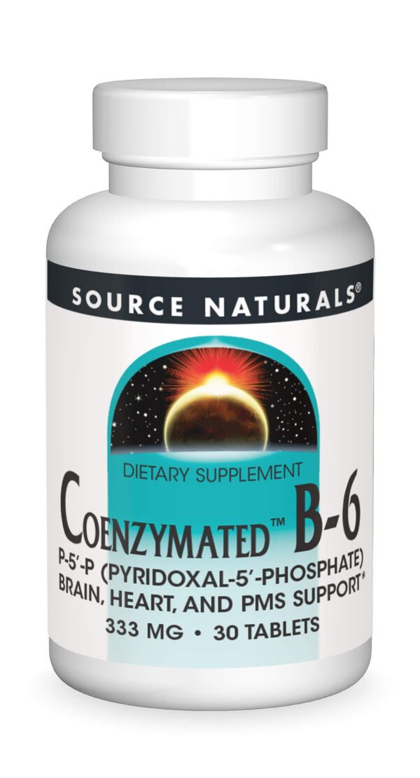 Frasco Source Naturals Coenzymated B-6 Frontal