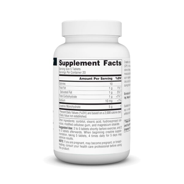 Etiqueta del producto Source Naturals Creatine