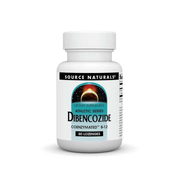 Frente del envase Source Naturals Dibencozide 60 pastillas