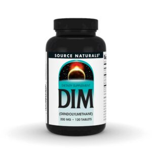 Tabletas Source Naturals DIM 200 mg con BioPerine
