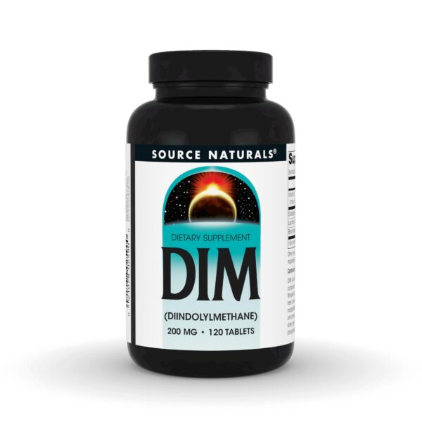 Tabletas Source Naturals DIM 200 mg con BioPerine