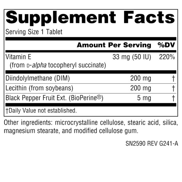 Frasco de Source Naturals DIM con BioPerine