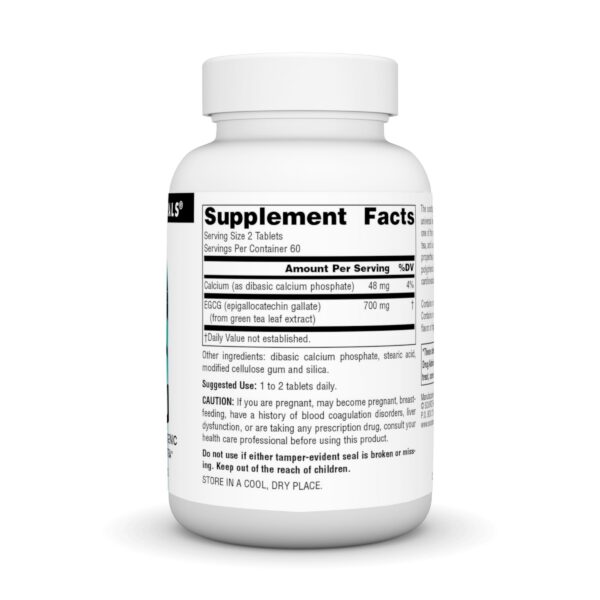 Envase de Source Naturals EGCG antioxidante y termogénico