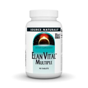 Frontal de Source Naturals Elan Vital Multivitaminas