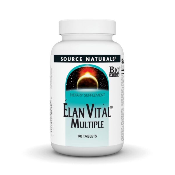 Version 1.0.0 Frontal de Source Naturals Elan Vital Multivitaminas