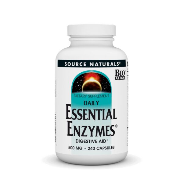 Version 1.0.0 Source Naturals Enzimas Esenciales suplemento digestivo 240 cápsulas