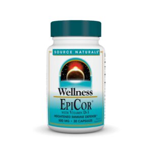 Source Naturals Wellness EpiCor Vitamina D-3 frasco 30 cápsulas