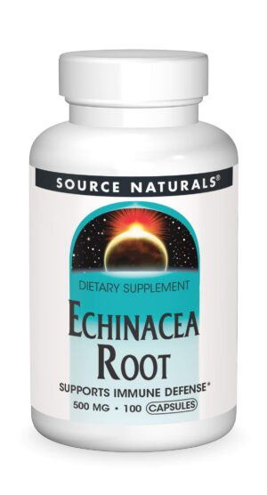 Source Naturals Equinácea raíz 500 mg botella 100 cápsulas