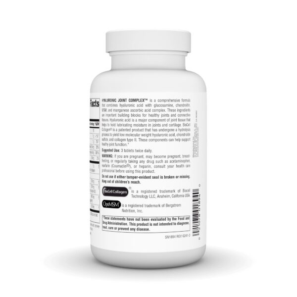 Version 1.0.0 Etiqueta frasco Source Naturals ácido hialurónico y glucosamina