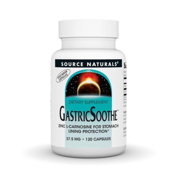 Frontal del envase Source Naturals GastricSoothe