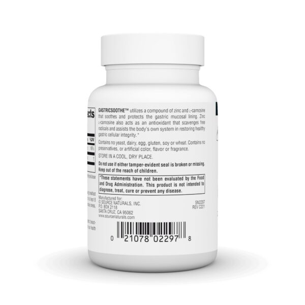 Etiqueta de ingredientes en la botella