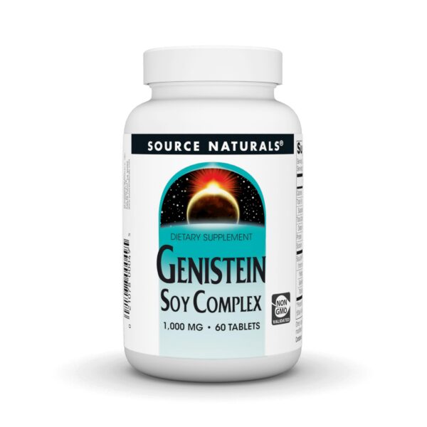 Frasco frontal Source Naturals Genistein Soy Complex