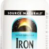 Frasco Source Naturals Quelato de Hierro 25 mg frasco frontal
