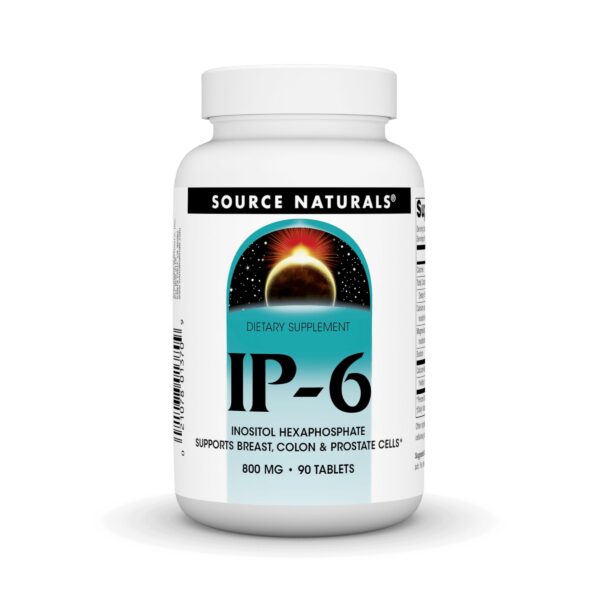 Frente de envase Source Naturals IP-6 Tabletas 90 unidades