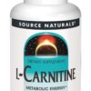 Frasco de Source Naturals L-Carnitina 250mg con 120 cápsulas