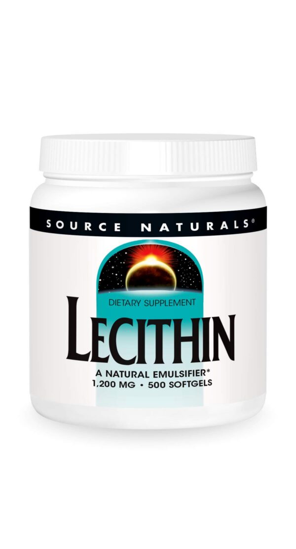Lecitina Source Naturals etiqueta frontal