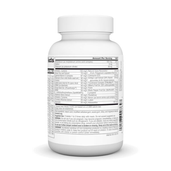 Detalle de ingredientes en la etiqueta Life Force