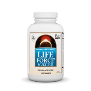 Version 1.0.0 Source Naturals Life Force multivitamínico sin hierro frasco