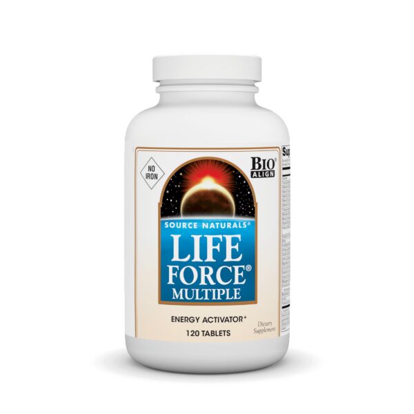 Source Naturals Life Force multivitamínico sin hierro frasco