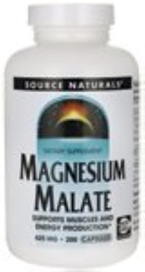 Version 1.0.0 Etiqueta de Source Naturals Magnesio Malato
