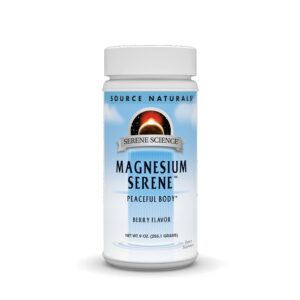 Version 1.0.0 Source Naturals Magnesium Serene Berry polvo 9 oz Frontal etiqueta