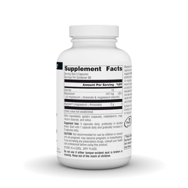 Etiqueta Magtein Magnesium L-Treonate