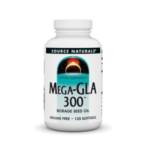 Source Naturals Mega-GLA 300 frasco de 120 softgels