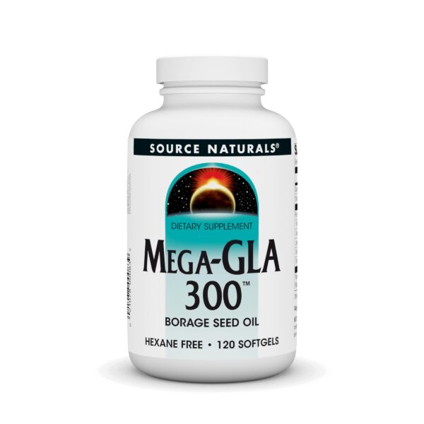Source Naturals Mega-GLA 300 frasco de 120 softgels