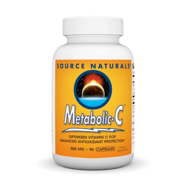 Source Naturals Metabolic C frasco cápsulas