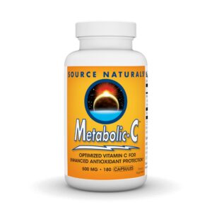 Frasco de Source Naturals Metabolic C 500 mg