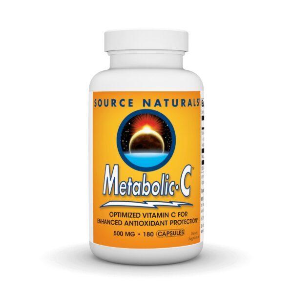 Frasco de Source Naturals Metabolic C 500 mg