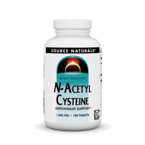 Version 1.0.0 Frasco de Source Naturals N-Acetil Cisteína 1000mg 180 tabletas