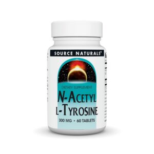 Source Naturals N-Acetil L-Tirosina 300mg suplemento 60 tabletas