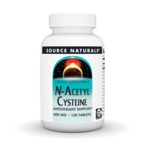 Frente de N-acetilcisteína Source Naturals 600 mg