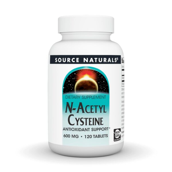 Frente de N-acetilcisteína Source Naturals 600 mg