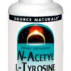 Frente de envase Source Naturals N-Acetyl L-Tyrosine 120 tabletas