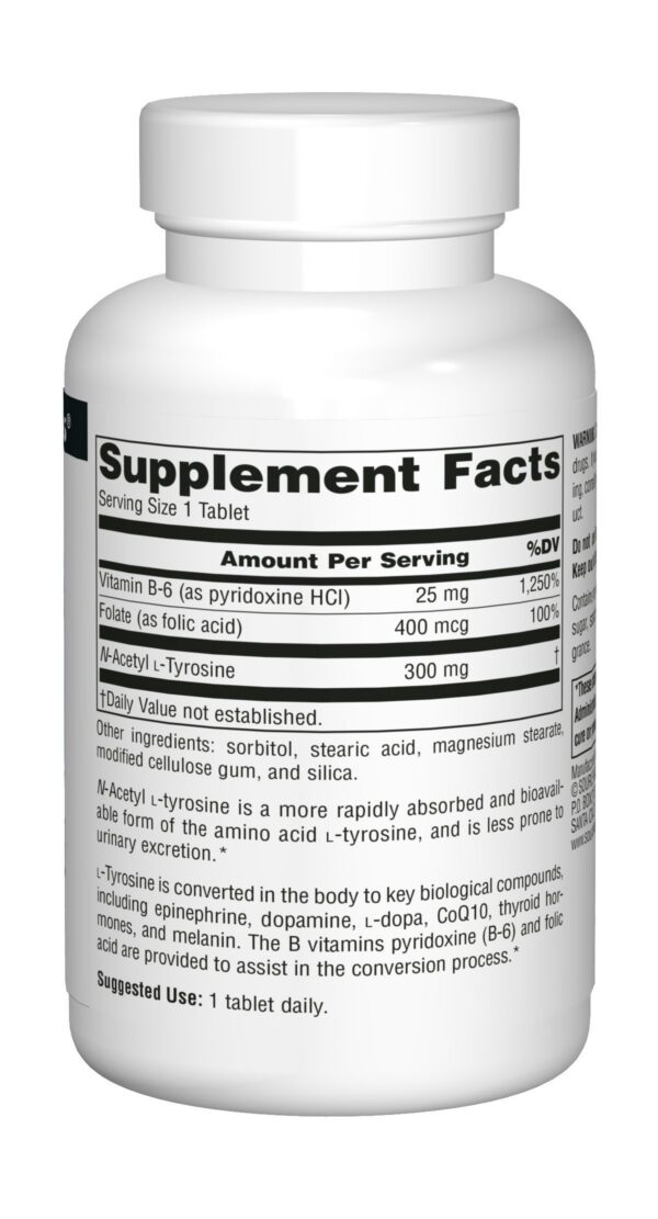 Envase Source Naturals N-Acetyl L-Tyrosine