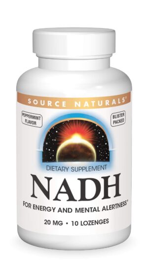 Source Naturals frasco de NADH 20 mg 10 tabletas
