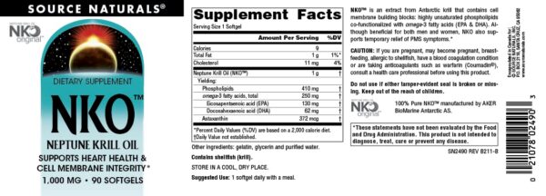 Detalle de etiqueta con mg