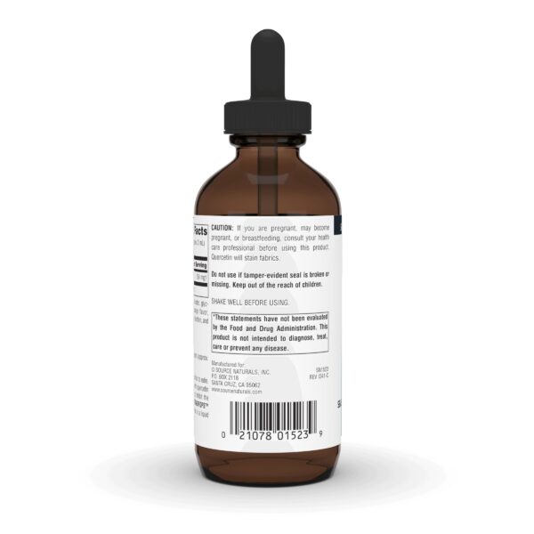 Version 1.0.0 Etiqueta Source Naturals NutraDrops Quercetina