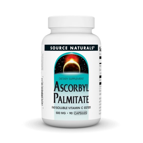 Source Naturals Palmitato de Ascorbilo 500 mg cápsulas